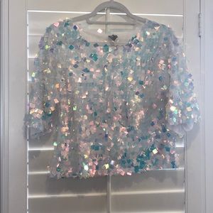 Sequin ASOS crop top